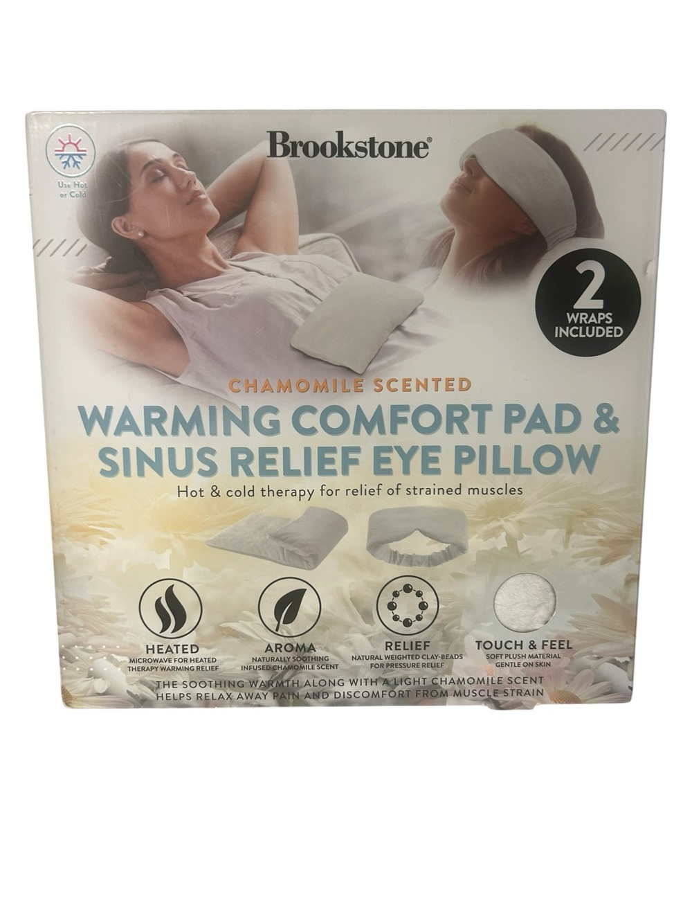 Brookstone comfort pad and sinus pillow